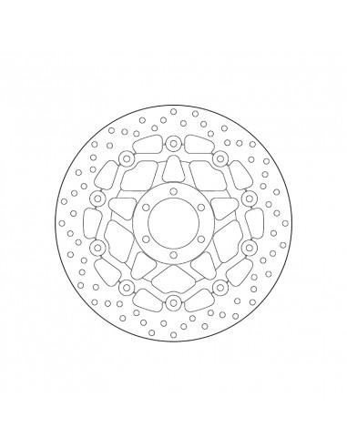 Disque de frein BREMBO Série Oro Flottant - 78B408A2