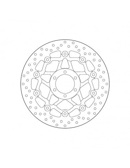 Disque de frein BREMBO Série Oro Flottant - 78B408A2