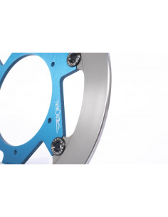 Disque de frein BERINGER Aeronal fonte flottant bleu - KT2LGBLF 2