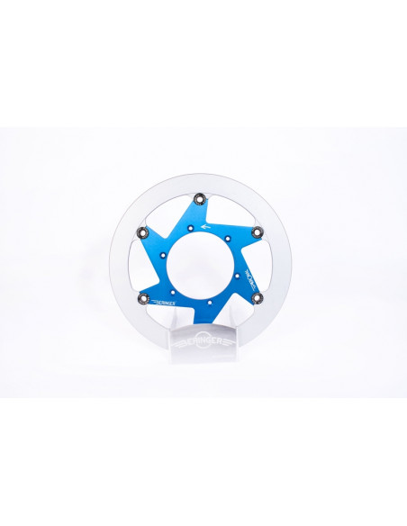 Disque de frein BERINGER Aeronal fonte flottant bleu - Y21LGBLF