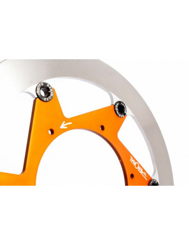 Disque de frein BERINGER Aeronal inox flottant orange - KT5LGOMMI