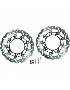 Kit Disque de frein Oversize BRAKING SK2 Racing Wave flottant - 320 OKWK06