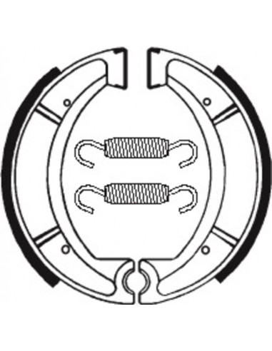 Mâchoires de frein TECNIUM Scooter/Street/Off-Road organique - BA037