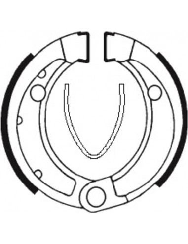 Mâchoires de frein TECNIUM Quad organique - BA048