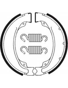 Mâchoires de frein TECNIUM Street/Quad organique - BA055
