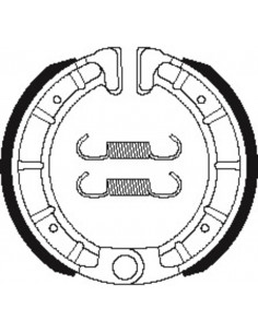 Mâchoires de frein TECNIUM Scooter organique - BA206