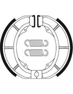 Mâchoires de frein TECNIUM Scooter organique - BA201