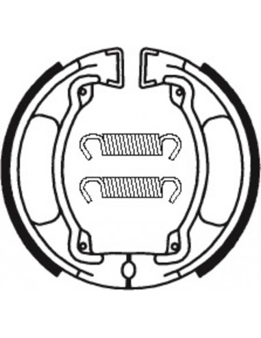 Mâchoires de frein TECNIUM Scooter/Street/Off-Road organique - BA032