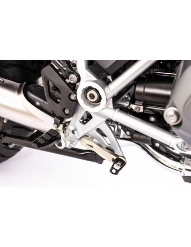 Kit commandes GILLES TOOLING sélecteur + pédale de frein titane BMW R1200GS/1250GS