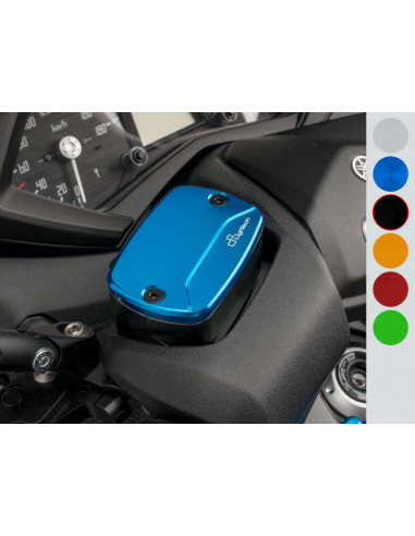 Couvercle de maître-cylindre de frein avant/arrière LIGHTECH alu noir Yamaha T-Max 500/530