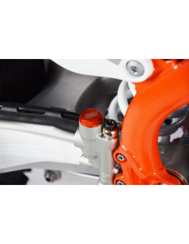 Couvercle de maître-cylindre arrière SCAR orange KTM/Husqvarna