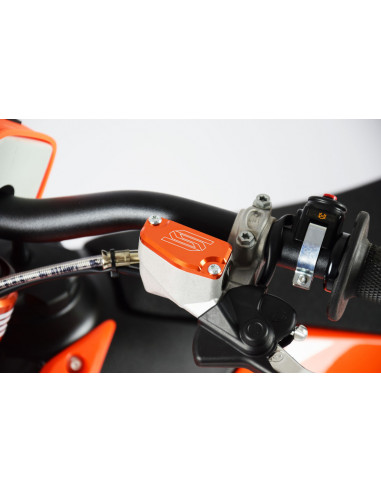 Couvercle de maître-cylindre avant SCAR orange