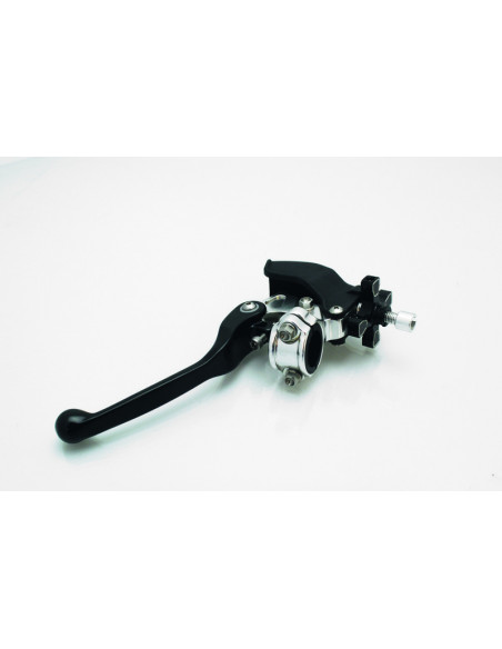 Levier repliable + cocotte BIHR aluminium noir universel