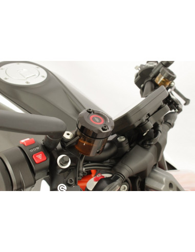 Couvercle fluide frein avant GILLES TOOLING noir