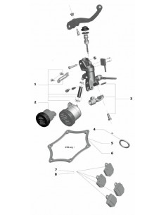 BOCAL COMPLET PETIT MODÈLE POUR FREIN 2