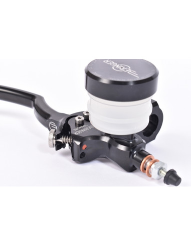 Maître-cylindre de frein axial BERINGER Classic Ø20,5mm bocal vissé noir (levier type A - 16cm noir)