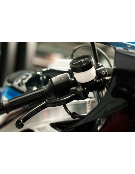 Maître-cylindre de frein axial BERINGER Classic Ø17,5mm bocal vissé noir