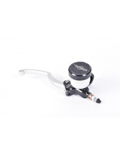 Maître-cylindre de frein axial BERINGER Classic Ø20,5mm bocal vissé noir (levier type A - 16cm argent)