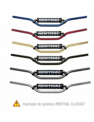 Guidon RENTHAL MX/Enduro 7/8" 701 Honda CRF150/230
