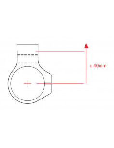 Guidons bracelet LIGHTECH +40mm - 10° 2