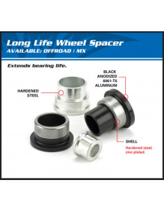 Kit entretoise de roue avant ALL BALLS - Honda XR400R 2