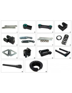 Kit de réhausse de selle TECNIUM construction 4 - Honda CB600F Hornet 2