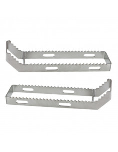 Repose-pieds ART inox universels quad