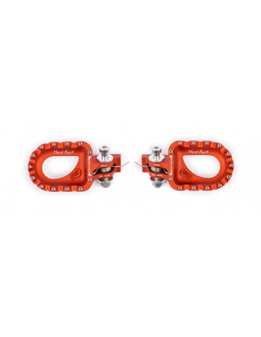 Repose-pieds S3 Hard Rock aluminium orange Repose-pieds S3 Hard Rock aluminium orange