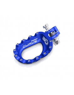 Repose-pieds S3 Curve aluminium bleu 2