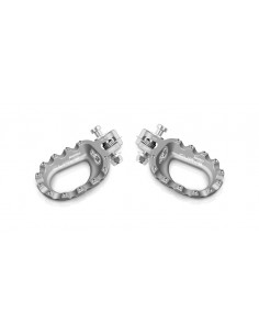 Repose-pieds S3 Curve aluminium argent