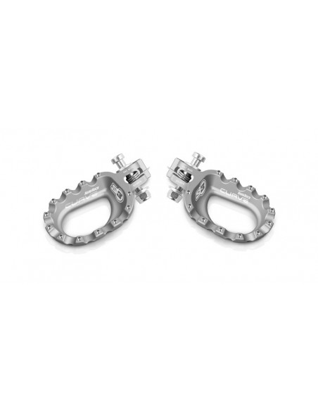 Repose-pieds S3 Curve aluminium argent Repose-pieds S3 Curve aluminium argent