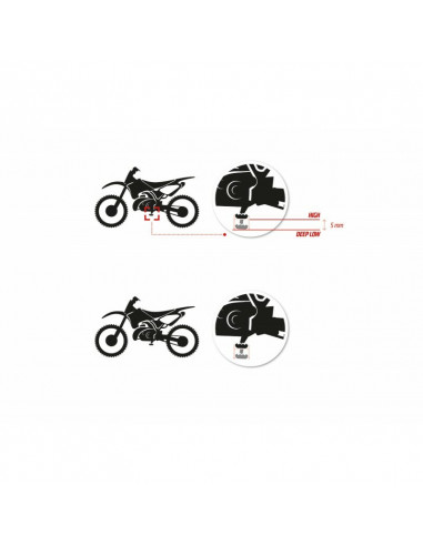 Repose-pieds S3 Curve Low noir KTM/Husqvarna Repose-pieds S3 Curve Low noir KTM/Husqvarna