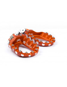 Repose-pieds S3 Hard Rock Enduro aluminium orange 2