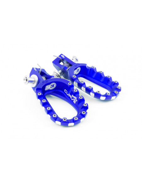 Repose-pieds S3 Curve High bleu KTM/Husqvarna Repose-pieds S3 Curve High bleu KTM/Husqvarna