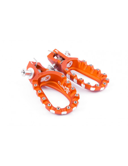 Repose-pieds S3 Curve High orange KTM/Husqvarna Repose-pieds S3 Curve High orange KTM/Husqvarna