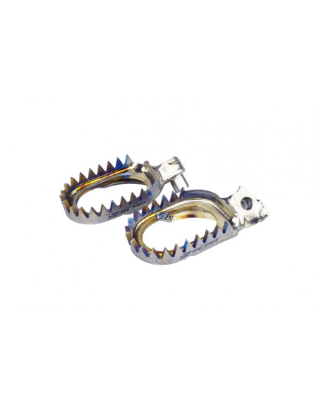 Repose-pieds SCAR anti-boue titane Yamaha YZ/YZF Repose-pieds SCAR anti-boue titane Yamaha YZ/YZF