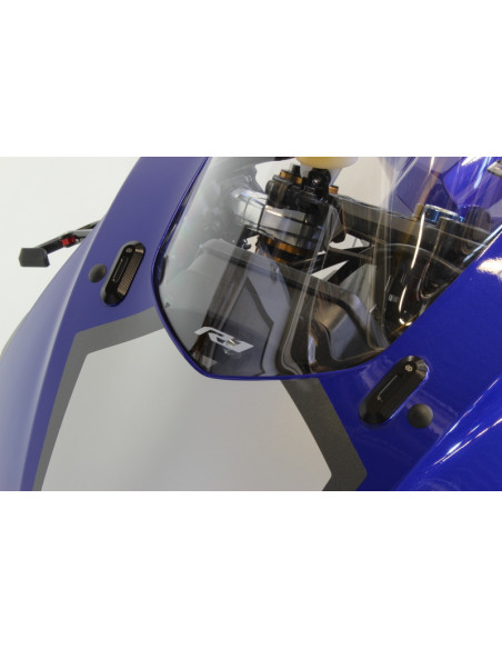 Kit caches orifices GILLES TOOLING Race bleu Yamaha YZF-R1 Kit caches orifices GILLES TOOLING Race bleu Yamaha YZF-R1