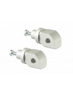 Supports de repose-pieds arrière LIGHTECH argent Yamaha