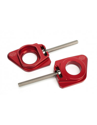 Tendeur de chaîne GILLES TOOLING AXB rouge Kawasaki