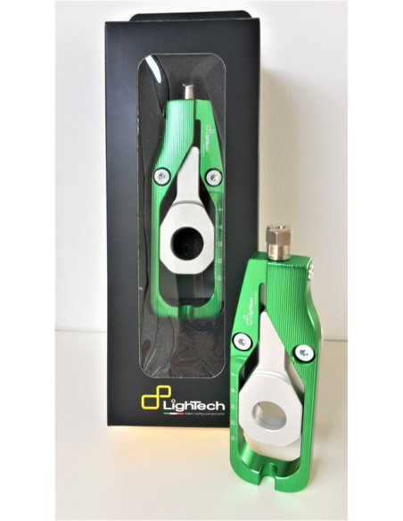 Tendeur de chaîne LIGHTECH vert Kawasaki Z900