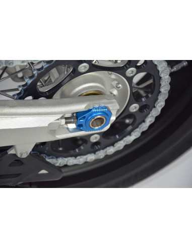 Tendeur de chaîne SCAR bleu KTM/Husqvarna