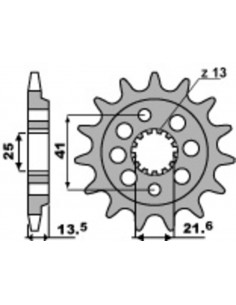 Pignon PBR acier standard 2099 - 520