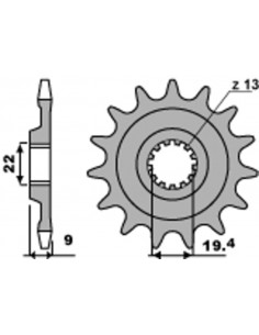 Pignon PBR acier standard 2259 - 520