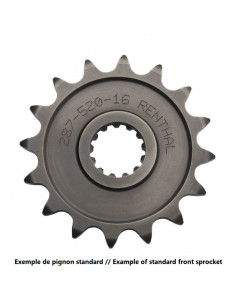 Pignon RENTHAL acier standard 429 - 520
