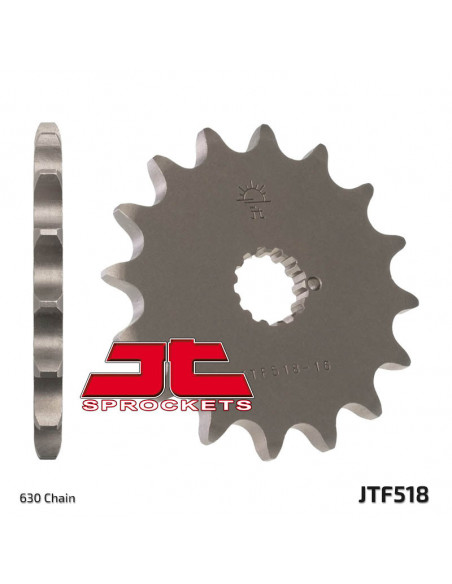Pignon JT SPROCKETS acier standard 518 - 630 Pignon JT SPROCKETS acier standard 518 - 630