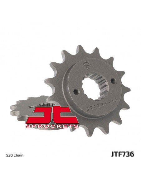 Pignon JT SPROCKETS acier standard 736 - 520 Pignon JT SPROCKETS acier standard 736 - 520
