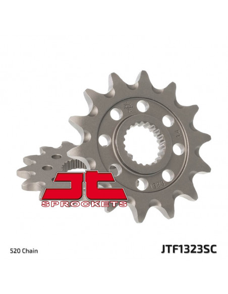Pignon JT SPROCKETS acier anti-boue 1323 - 520 Pignon JT SPROCKETS acier anti-boue 1323 - 520