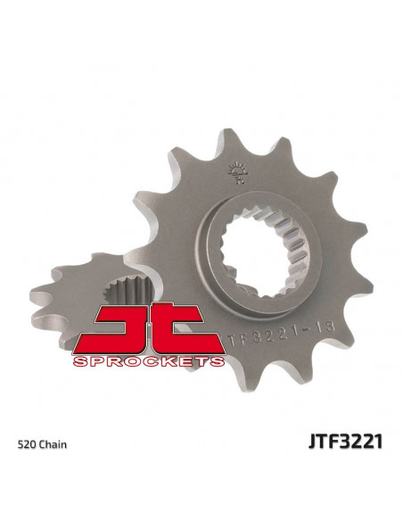 Pignon JT SPROCKETS acier standard 3221 - 520 Pignon JT SPROCKETS acier standard 3221 - 520
