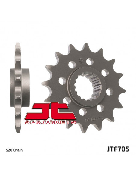 Pignon JT SPROCKETS acier standard 705 - 520 Pignon JT SPROCKETS acier standard 705 - 520