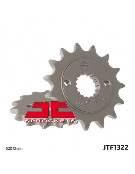 Pignon JT SPROCKETS acier standard 1322 - 520 Pignon JT SPROCKETS acier standard 1322 - 520